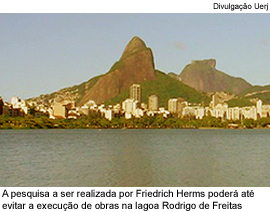 A pesquisa a ser realizada por Friedrich herms poderá até evitar a execução de obras na lagoa Rodrigo de Freitas